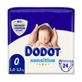 Fraldas Dodot Sensitive T0 1-2,5Kg - 24un