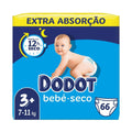 Fraldas Dodot Bebé Seco Extra Absorção T3 - 7-11Kg - 66un