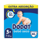 Fraldas Dodot Bebé Seco Extra Absorção T3 - 7-11Kg - 66un