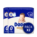 Dodot Sensitive T0 Diapers 1-2.5Kg - 2 x 24pcs
