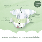 Fraldas de Bebé MOOMIN BABY T6 - 34 un | 12-24Kg