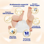 Fraldas Sensitive Dodot T1 2-5kg - 58un